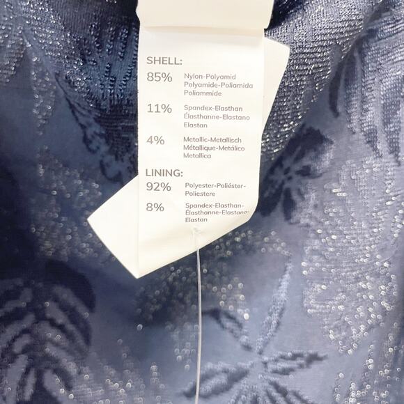 Cupshe Women's Alegría Wrap Front Plunge Cutout One Piece Swimsuit Blue Large - Picture 7 of 7